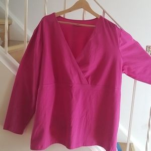 Penningtons Women's plus sz 4X Barbie Colour Pink Wrap